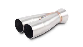 Vibrant Performance - Vibrant Performance Slip-On 2 into 1 Merge Collector - 1-7/8 in Primary Tubes - 2-1/2 in Outlet - Stainless