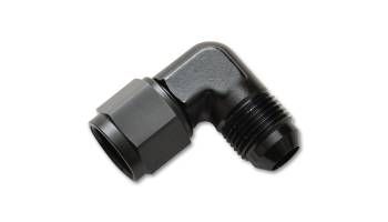 Vibrant Performance - Vibrant Performance 90 Degree 8 AN Female O-Ring to 8 AN Male Adapter - Swivel - Black