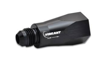 Vibrant Performance - Vibrant Performance Check Valve - 6 AN Male Inlet - 6 AN Female O-Ring Outlet - Black