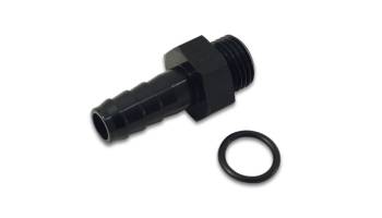 Vibrant Performance - Vibrant Performance Straight 6 AN Male O-Ring to 1/8 in Hose Barb Adapter - Black