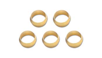 Vibrant Performance - Vibrant Performance 3/8 in Compression Ferrule - Brass (Set of 5)