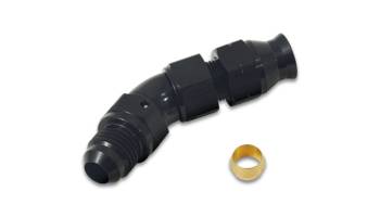 Vibrant Performance - Vibrant Performance 45 Degree 6 AN Male to 5/16 in Tube End - Black