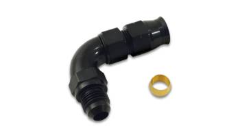 Vibrant Performance - Vibrant Performance 90 Degree 6 AN Male to 5/16 in Tube End - Black