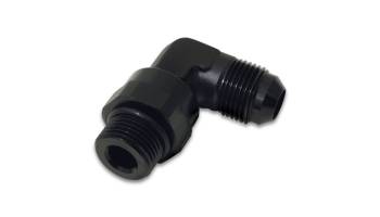 Vibrant Performance - Vibrant Performance 90 Degree 6 AN Male to 6 AN Male O-Ring Adapter - Swivel - Black