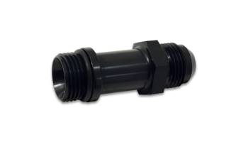 Vibrant Performance - Vibrant Performance Straight 8 AN Male to 8 AN Male O-Ring Adapter - 1-7/8 in Long - Black