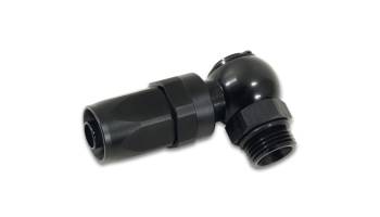 Vibrant Performance - Vibrant Performance Straight 4 AN to 4 AN Male O-Ring Banjo Hose End - Swivel - Black
