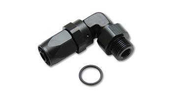 Vibrant Performance - Vibrant Performance 90 Degree 10 AN Hose End to 7/8-16 in Male Hose End - Black
