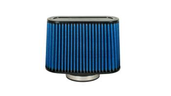 Volant Performance - Volant Maxflow Pro 5 Clamp-On Oval Air Filter Element - 4 x 8-3/4 in - 6 in Tall - 3-1/2 in Flange - Blue