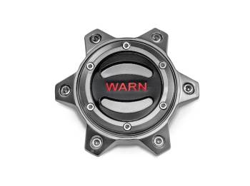 Warn - Warn Wheel Center Cap - Red Logo - Gray - Warn Epic Wheels