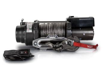 Warn - Warn 16.5ti-S Winch - 16500 lb Capacity - Hawse Fairlead - 12 ft Remote - 3/8 in x 80 ft Synthetic Rope - 12V