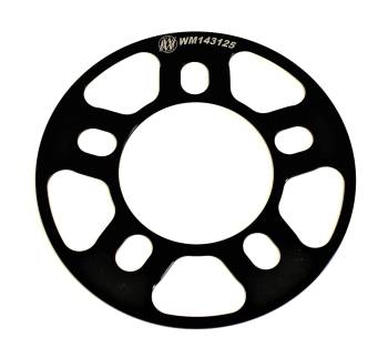 Wehrs Machine - Wehrs Machine Wheel Spacer - 5 x 5.00 in Bolt Pattern - 1/8 in Thick - Black