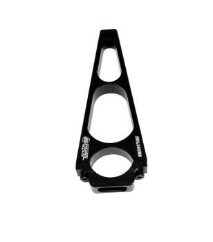 Wehrs Machine - Wehrs Machine Clamp-On Hood Pin Bracket - 1-3/4 in Tube - 1/2 in OD - 6-1/2 in Tall - Black