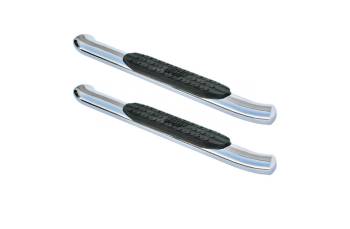 Westin - Westin Pro Traxx Step Bars - 4 in Oval Curved - Stainless - Polished - 2-Door - Ford Midsize SUV 2021-22 (Pair)
