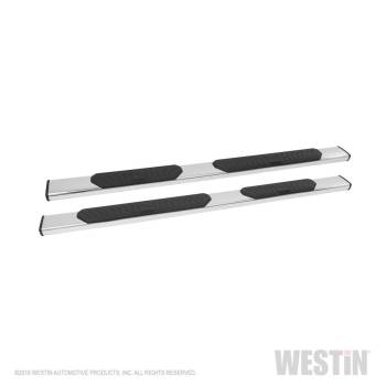 Westin - Westin R5 Oval Step Bars - 5 in OD - Stainless - Polished - Ram Fullsize Truck 2009-21 Crew Cab (Pair)