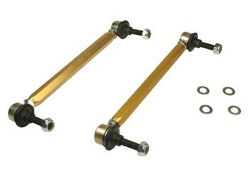 Whiteline Performance - Whiteline Performance Front Adjustable End Link - Gold/Black - Ford Compact Car 2011-19 (Pair)