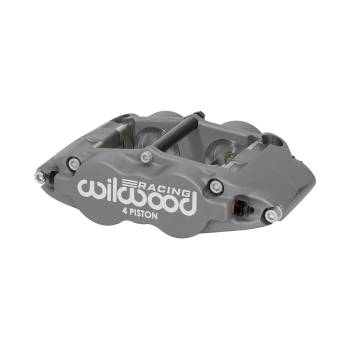 Wilwood Engineering - Wilwood Superlite Brake Caliper - 4 Piston - Gray - 14.00 in OD x 1.250 in Thick Rotor - 5.980 in Radial Mount - Passenger Side