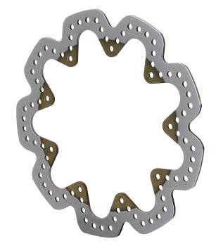 Wilwood Engineering - Wilwood Super Alloy Scalloped Brake Rotor - 10.500 in OD - 0.160 in Thick - 9 x 7.000 in Bolt Pattern