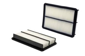 Wix Filters - Wix Air Filter Element - Panel - 10.65 in L x 7.087 in W x 1.713 in H - White - Various Mazda Applications 2012-18