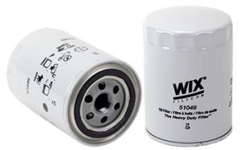 Wix Filters - Wix Canister Oil Filter - Screw-On - 5.178 in Tall - 13/16-16 in Thread - 21 Micron - White - Various GM 1959-67