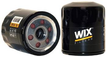 Wix Filters - Wix Canister Oil Filter - Screw-On - 3.404 in Tall - 3/4-16 in Thread - 21 Micron - Black