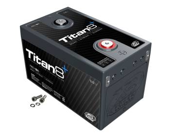 XS Power Battery - XS Power Titan8 Lithium Titanate Battery - 14V - 500 Cranking amp - Threaded Terminals - 8.3 in L x 5 in H x 4.85 in W