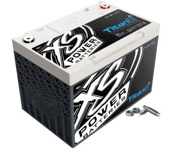 XS Power Battery - XS Power Titan8 Lithium-ion Battery - 16V - 500 Cranking amp - Top Post Screw-In Terminals - 10.24 in L x 7.16 in H x 6.89 in W