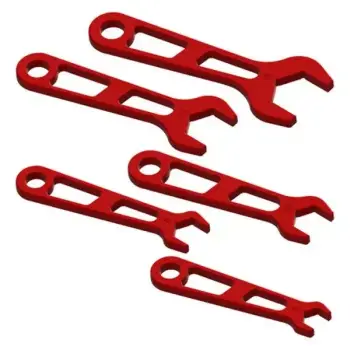 Billet Specialties - Billet Specialties AN Hose End Wrench Set5 Piece - 6 AN to 16 AN - Red