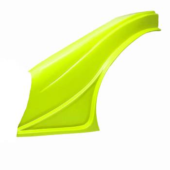 Dominator Racing Products - Dominator Asphalt Super Late Model Flare - Left Side - Flo Yellow