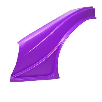 Dominator Racing Products - Dominator Asphalt Super Late Model Flare - Left Side - Purple