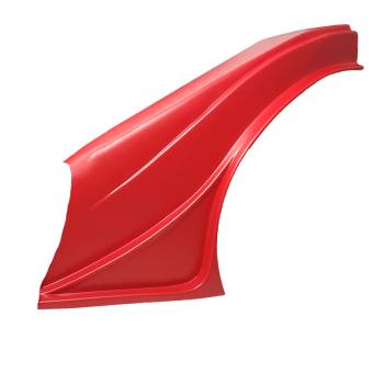 Dominator Racing Products - Dominator Asphalt Super Late Model Flare - Left Side - Red
