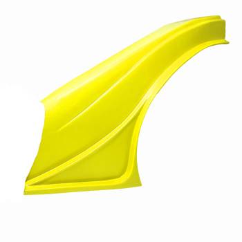 Dominator Racing Products - Dominator Asphalt Super Late Model Flare - Left Side - Yellow