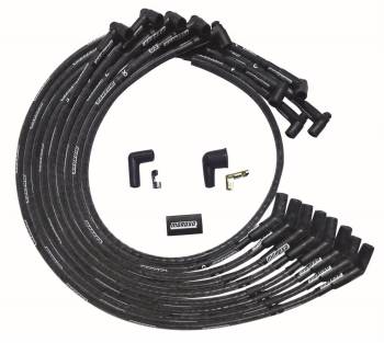 Moroso Performance Products - Moroso Ultra 8mm Plug Wire Set - Small Block Chevy Under Valve Cover - Black