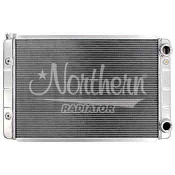 Northern Radiator - Northern Race Pro Double Pass Radiator - 19" x 31" x 3-1/8" - GM LS-Series w/ Threaded Connections Inlet