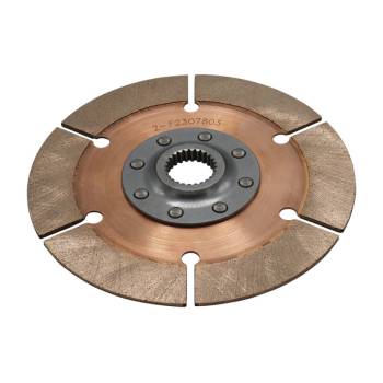 Tilton Engineering - Tilton 7.25″ 1-Plate Metallic Clutch Disc Pack - 7.25" Diameter - 1" x 22 Spline