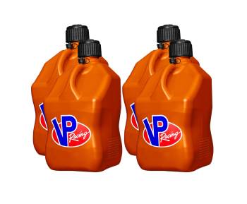 VP Racing Fuels - VP Racing Motorsports Container - Square - 5.5 Gallon - Orange (Case of 4)