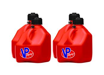 VP Racing Fuels - VP Racing Motorsports Container - Square - 3 Gallon - Red (Case of 4)