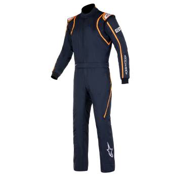 Alpinestars - Alpinestars GP Race v2 Boot Cut Suit - Black/White/Orange Fluorescent - Size 44