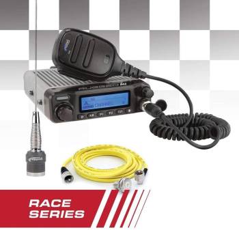 Rugged Radios - Rugged Race Radio Kit - Rugged M1 RACE SERIES Waterproof Mobile with Antenna - Digital and Analog