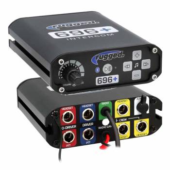 Rugged Radios - Rugged 4-Person - 696 Complete Communication System - with ALPHA BASS