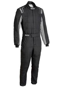 Sparco - Sparco Conquest 3.0 Boot Cut Suit - Black/Gray - Size Euro 48