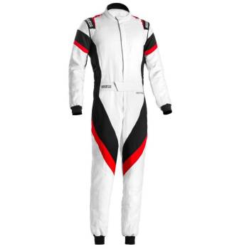 Sparco - Sparco Victory 3.0 Suit - White/Red - Size Euro 50