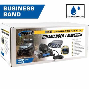 Rugged Radios - Rugged Can-Am Commander - Dash Mount - 696 PLUS - Business Band - AlphaBass Headsets