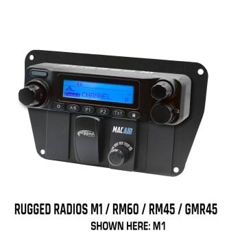 Rugged Radios - Rugged Multi Mount Insert or Standalone Mount for Rugged Radios M1 - GMR45 - RM60 - RM45 - Rocker Switches