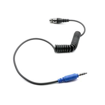 Rugged Radios - Rugged SUPER SPORT Coil Cord Adaptor Cable to 5-pin Headset