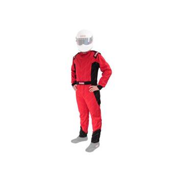 RaceQuip - RaceQuip Chevron SFI-5 Suit - Red - X- Large