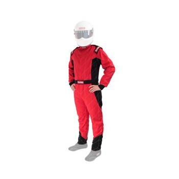 RaceQuip - RaceQuip Chevron SFI-1 Suit - Red - Large