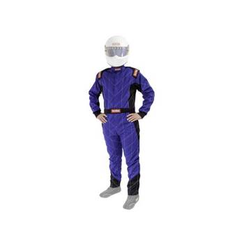 RaceQuip - RaceQuip Chevron SFI-1 Suit - Blue - 3X- Large