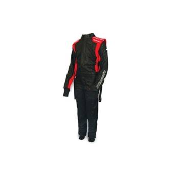 Impact - Impact Mini-Racer Firesuit - Black/Red - Child Large