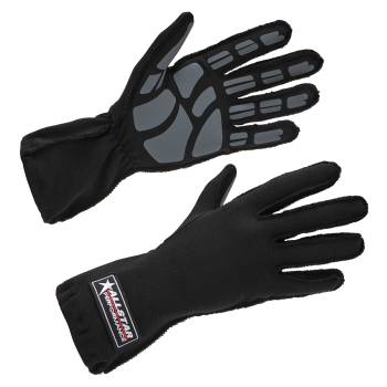 Allstar Performance - Allstar Performance Racing Gloves - Outseam - Black / Gray - Large