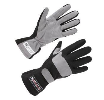 Allstar Performance - Allstar Performance Racing Gloves - Black / Gray - X-Large